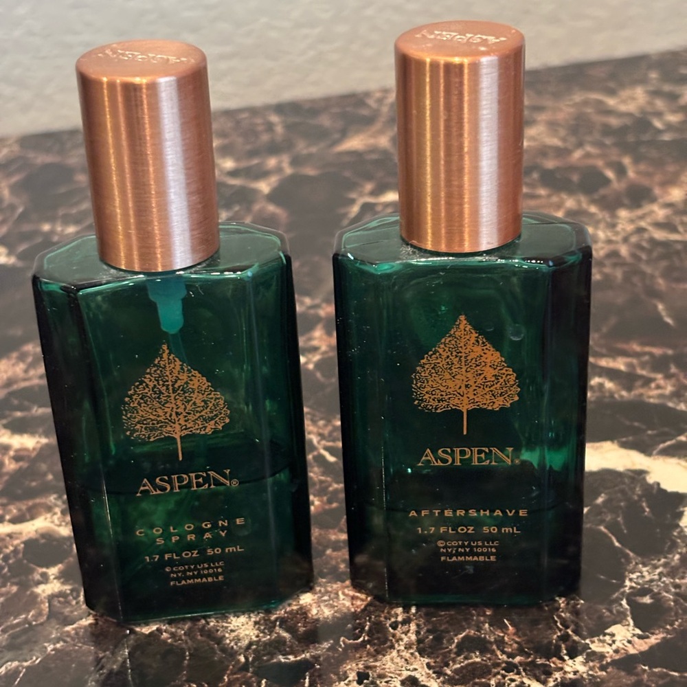 Aspen Cologne 2 Bottles- Cologne Spray and After Shave‎
